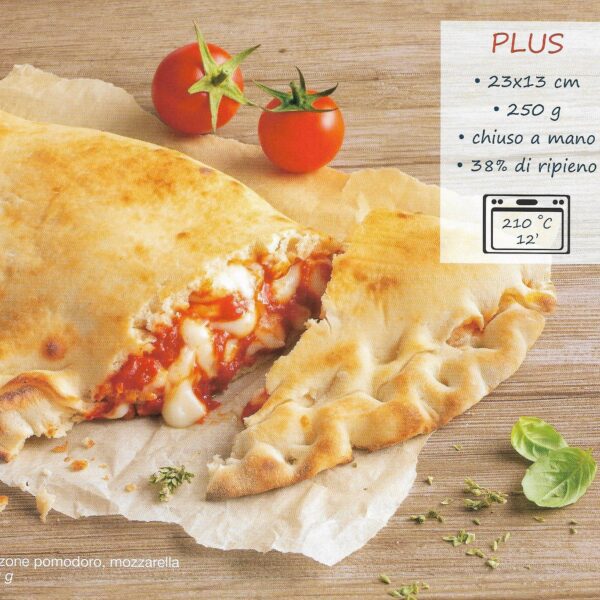 Calzone with Mozzarella & Tomato Sauce Frozen 250g