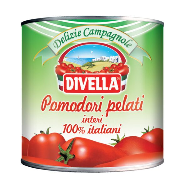 Ντομάτες Αποφλοιωμένες Ολόκληρες 2.5 Kg