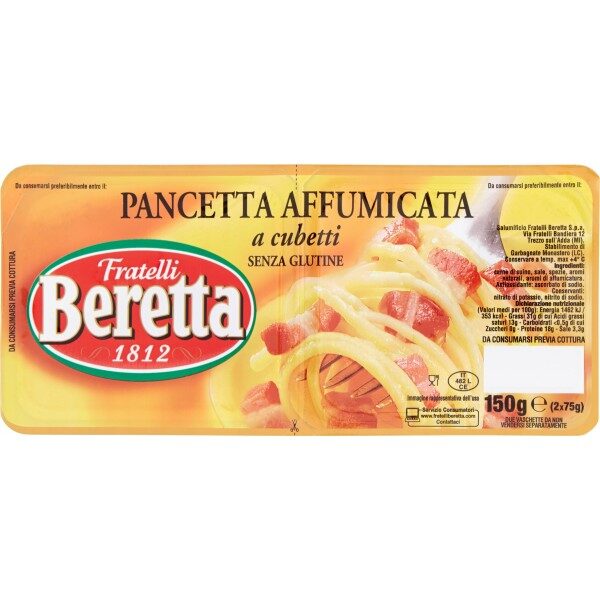 Pancetta Smoked Cubes 150g