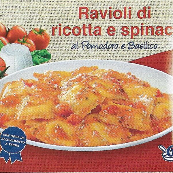 Ravioli Ricotta & Σπανάκι Κτψ 550g
