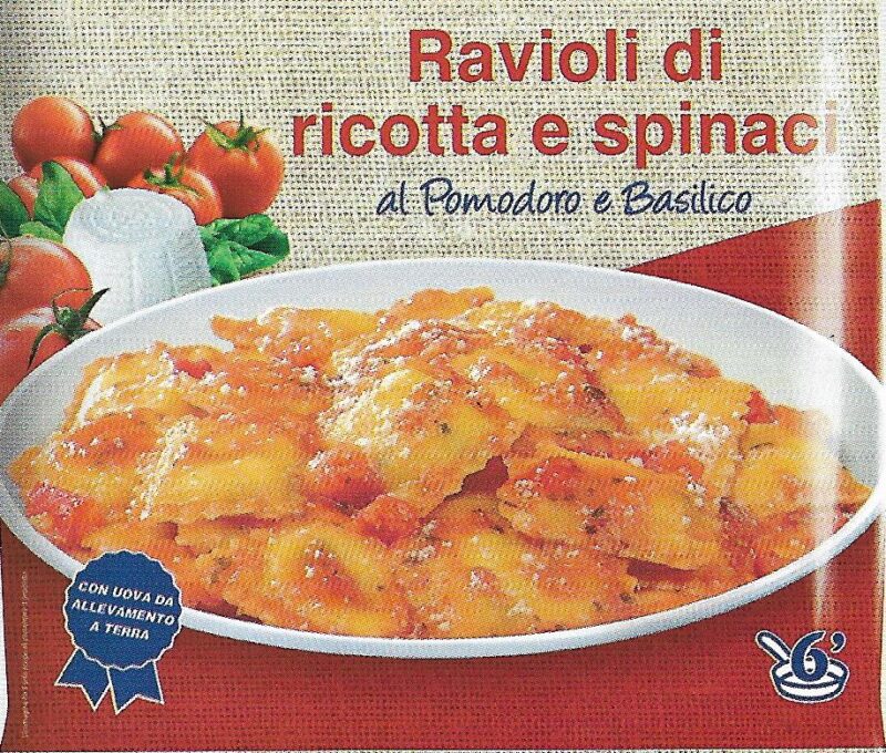 Ravioli Ricotta & Σπανάκι Κτψ 550g