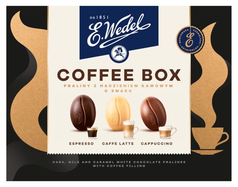 Dark, Milk & Caramel White Choco Pralines Coffee Filling 100g