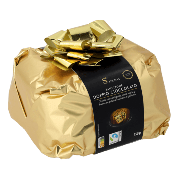 Panettone Παραδοσιακό Doppio Cioccolato 750g