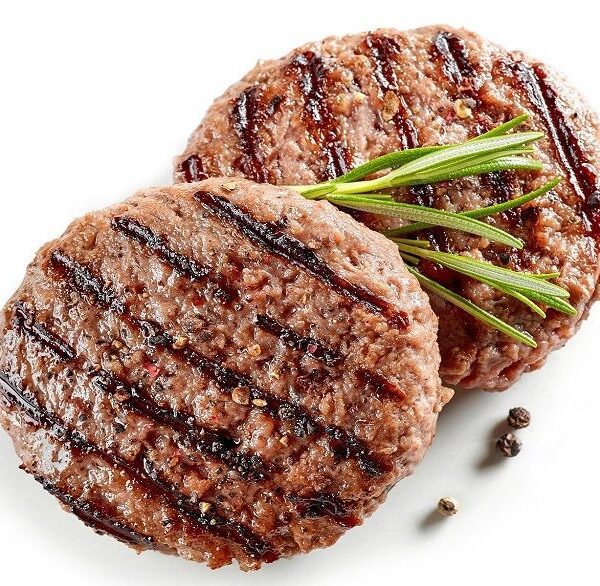 Hamburger Black Angus Frozen Fresh 6 x 200g 1.200 Kg