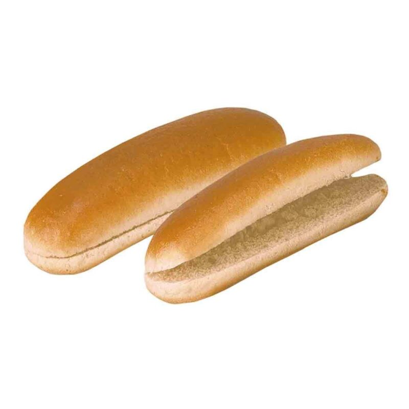Hot Dog Bun 65g 17cm - Pack of 18 pcs. Frozen