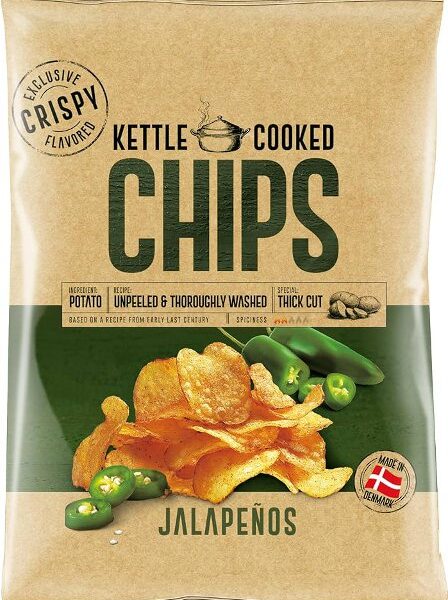 Chips Kettle Cooked Jalapenos 150g