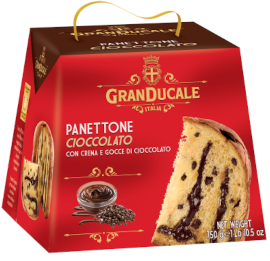 Panettone al Cioccolato with Cream & Chocolate Drops 750g