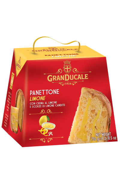 Panettone al Limone με Κρέμα Λεμονιού & Ζαχαρωτά Λεμόνι 750g