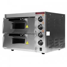 Φούρνος Διπλός με 2 Ράφια - Επιφάνεια Μαγειρέματος 40x40cm.