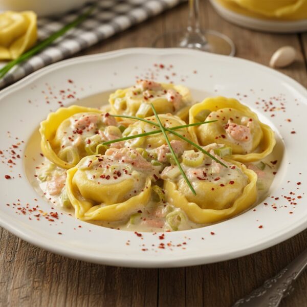 Συνταγή για Tortelloni με Αστακό και Καβουρόψιχα