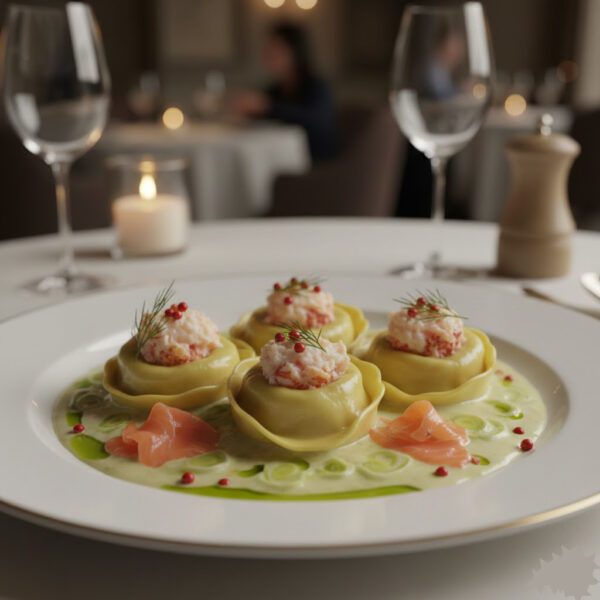 Ricetta di Tortelloni all'Aragosta e Polpa di Granchio